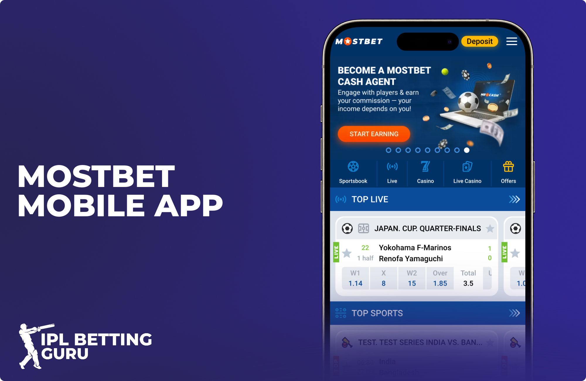 Mostbet mobile app for betting on the go