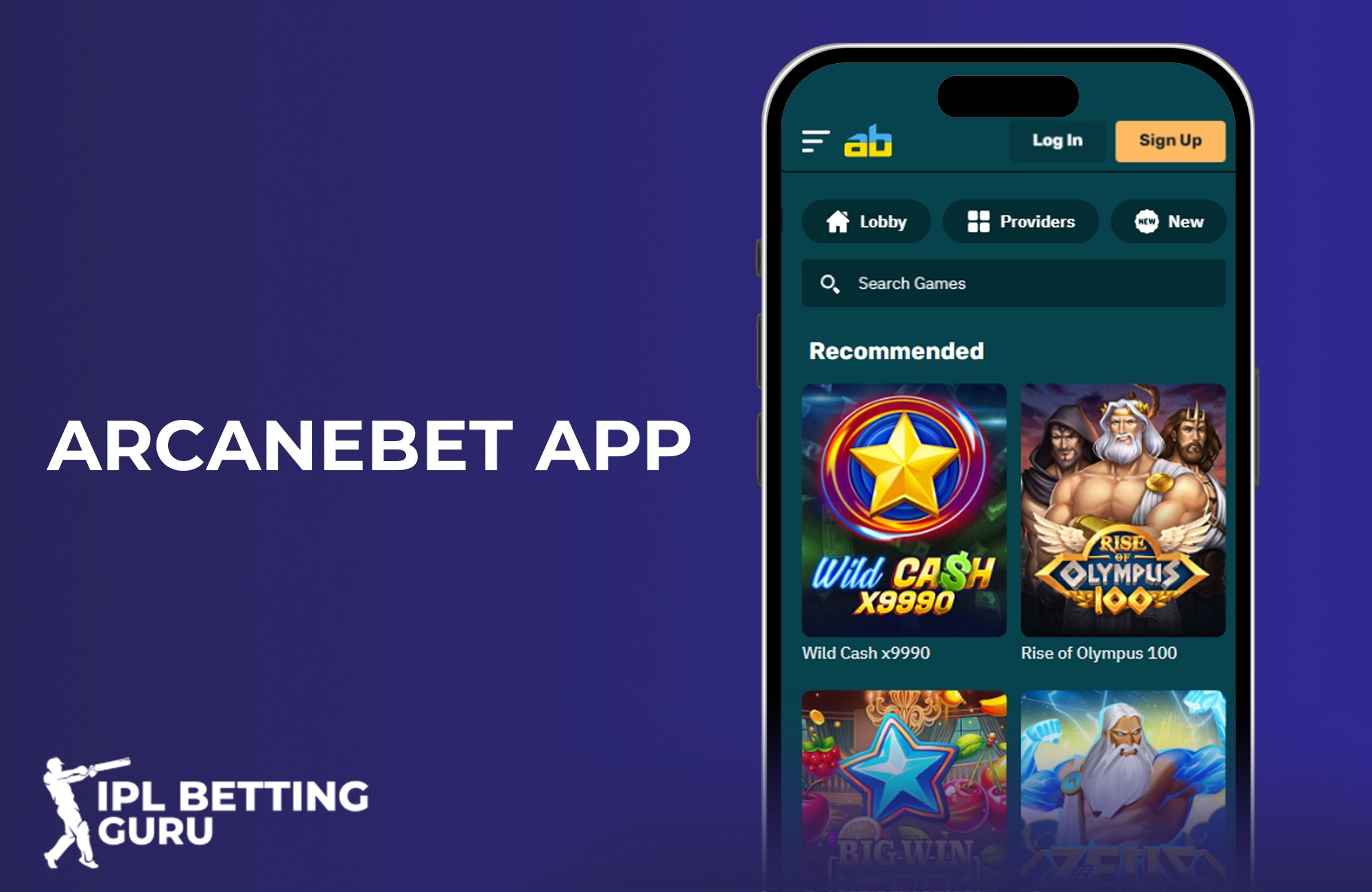 Arcanebet mobile app