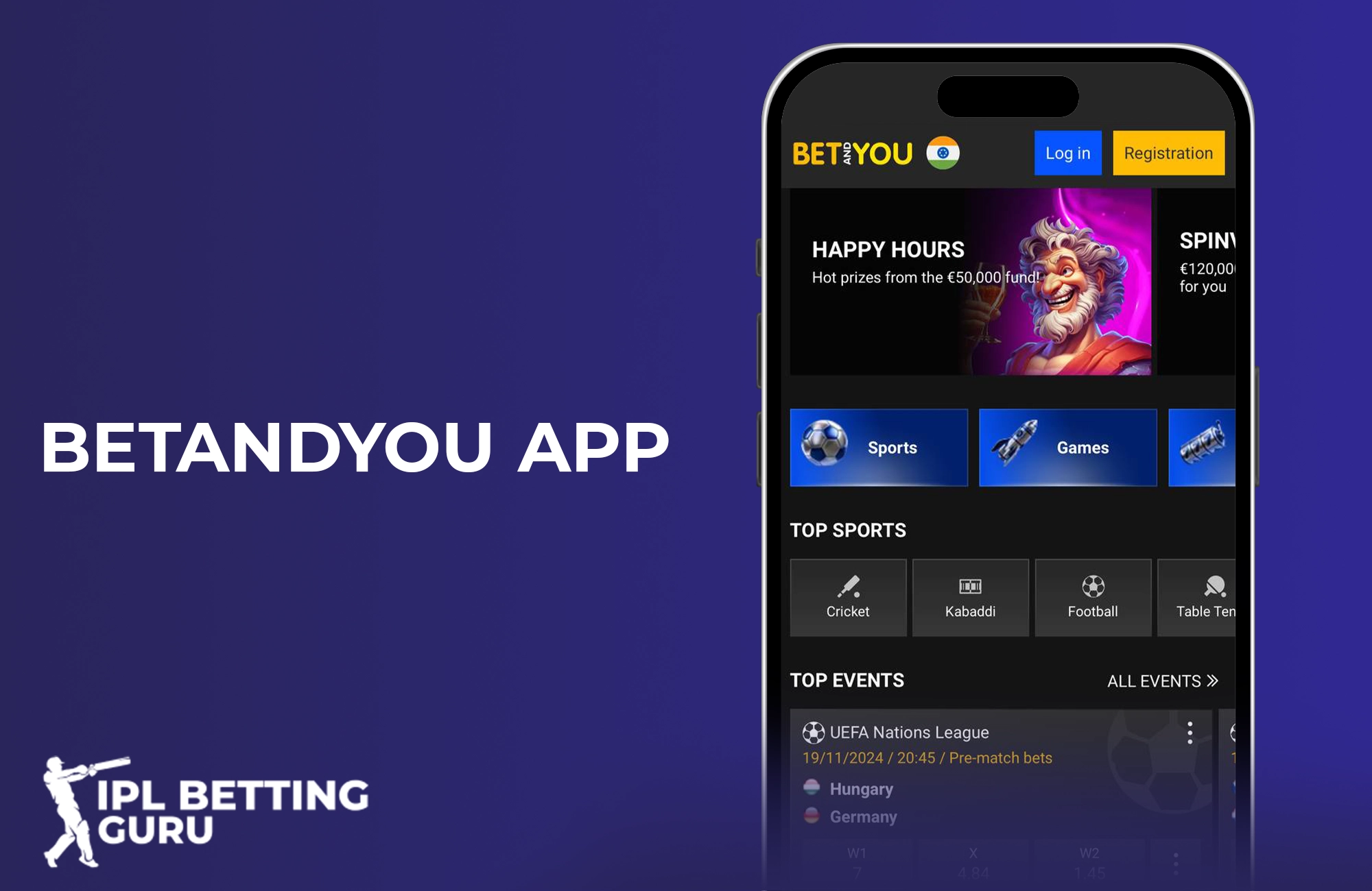 Betandyou mobile application for bets on the go