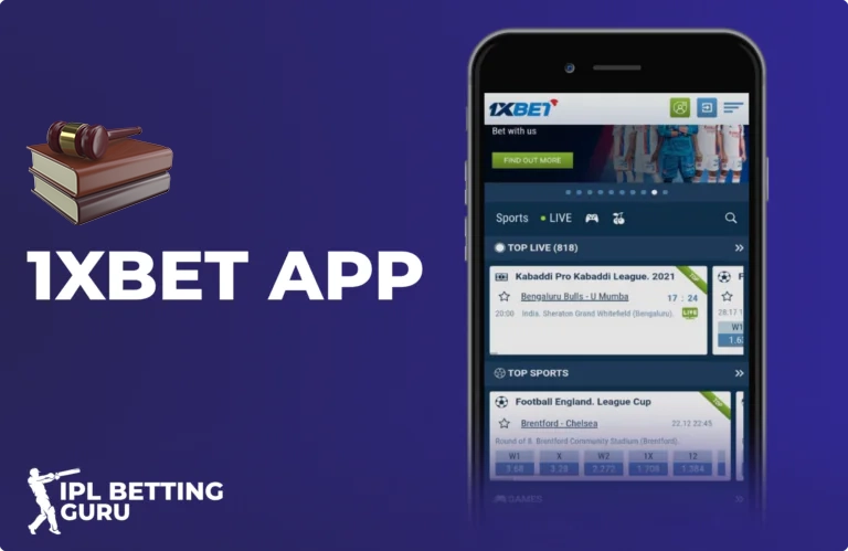 1xBet legal betting app