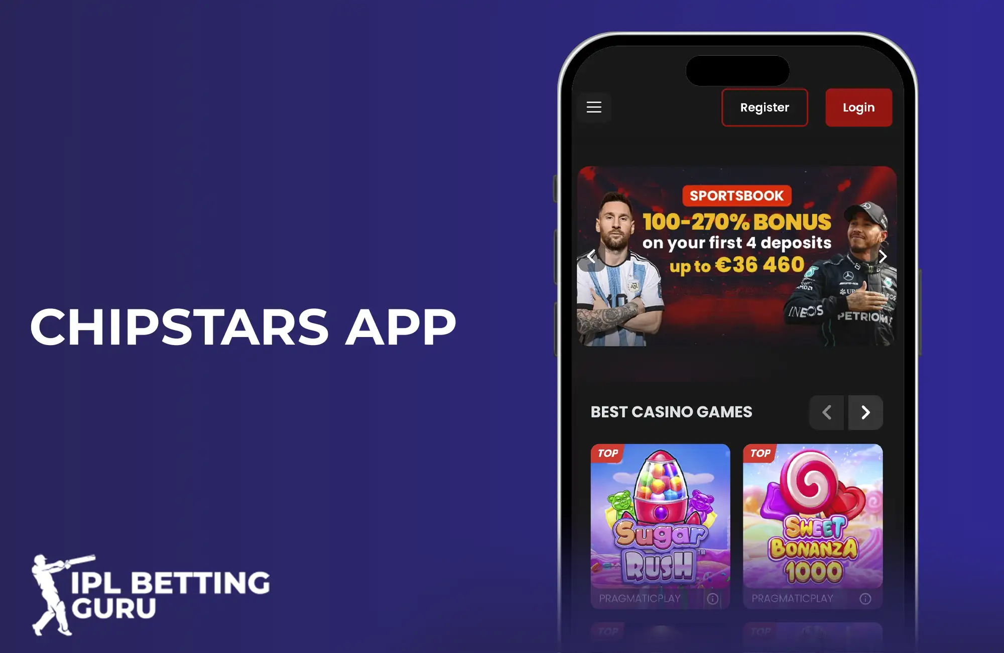 Chipstars mobile app