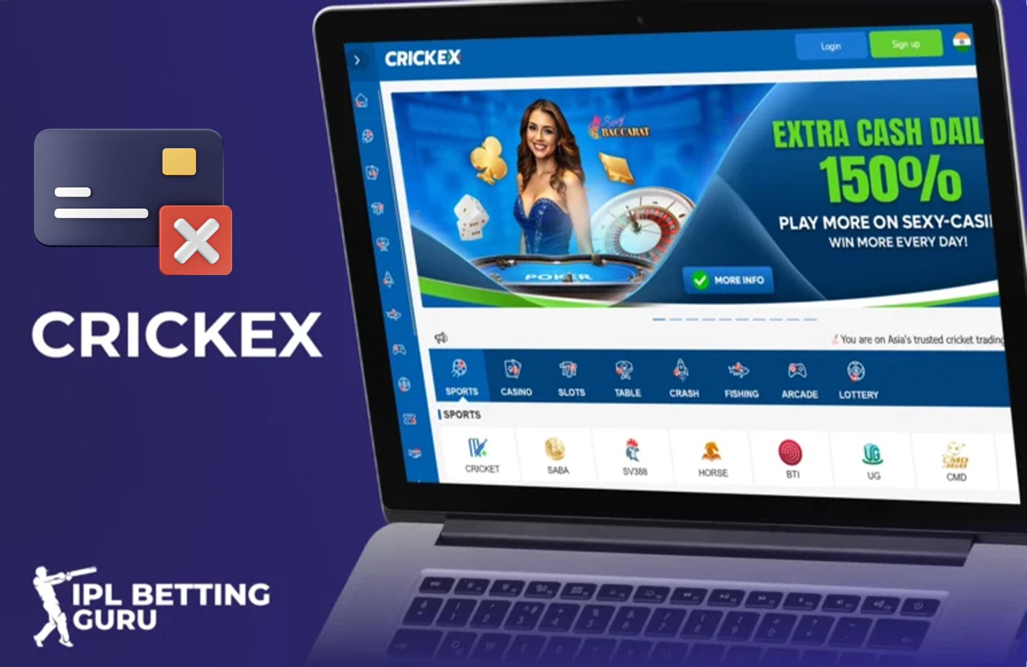 Crickex no deposit