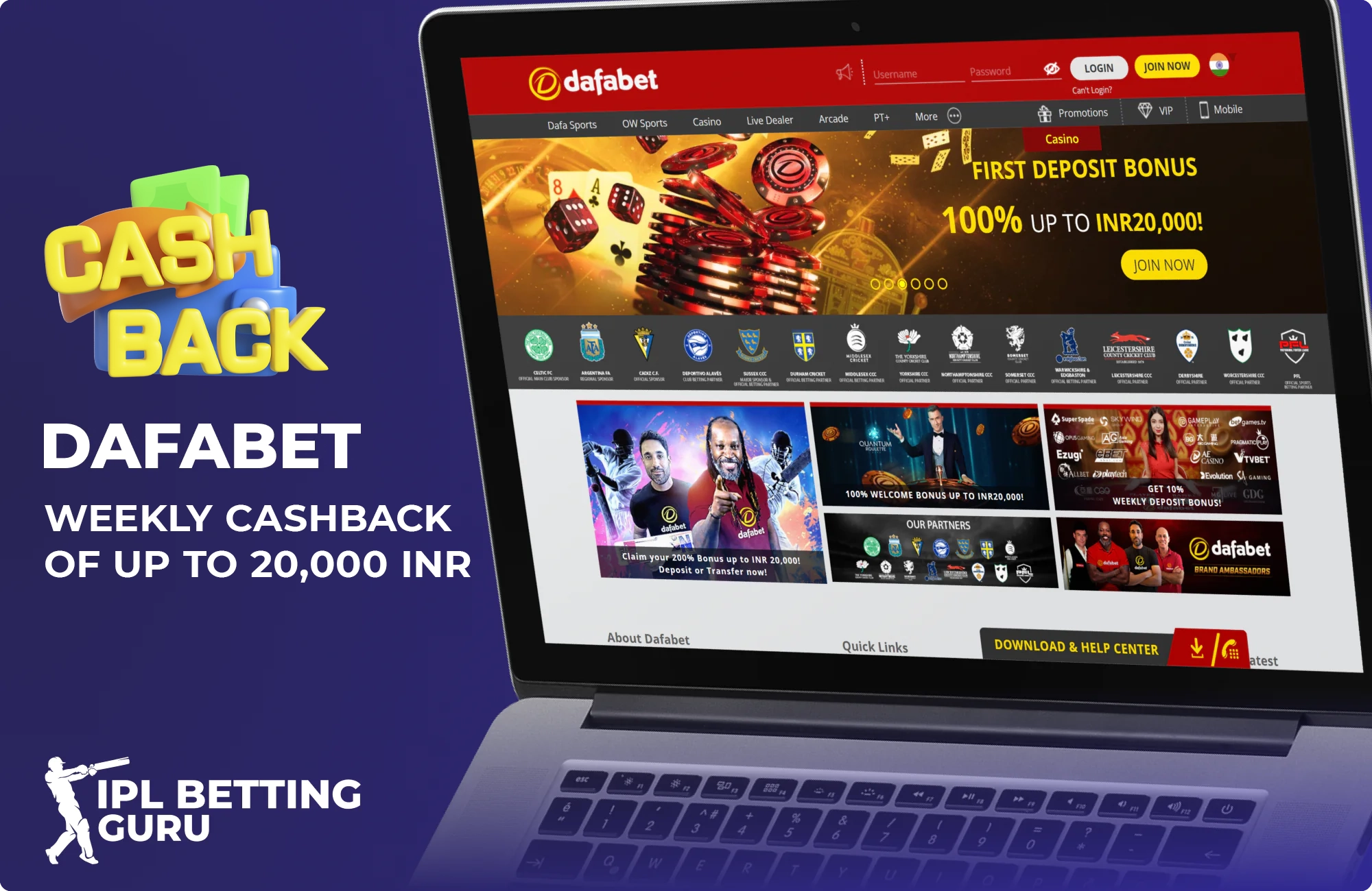 Dafabet Cashback