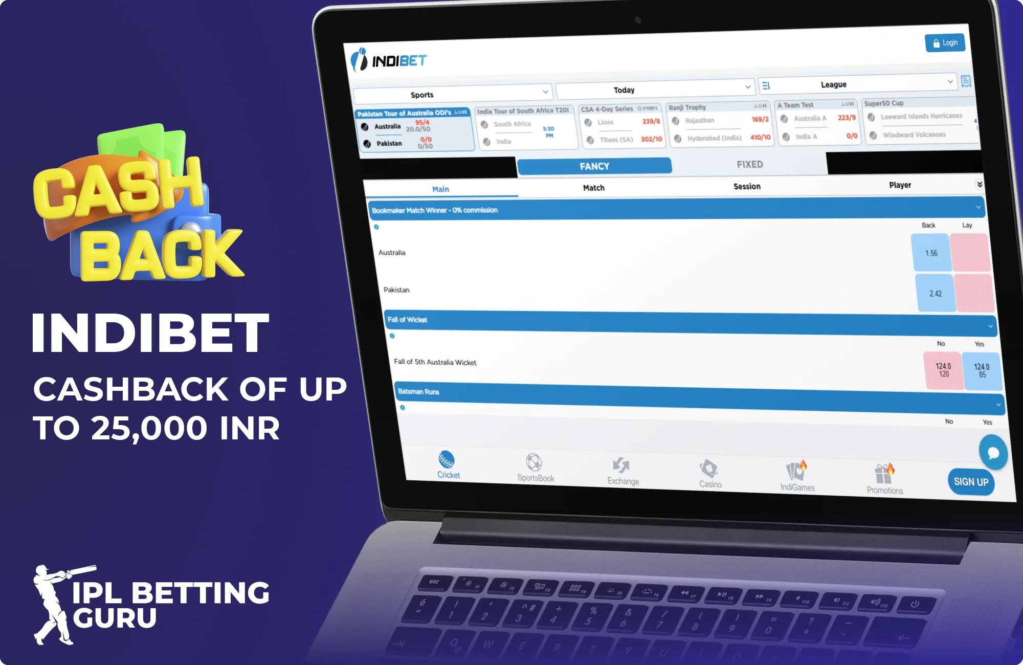 Indibet Cashback