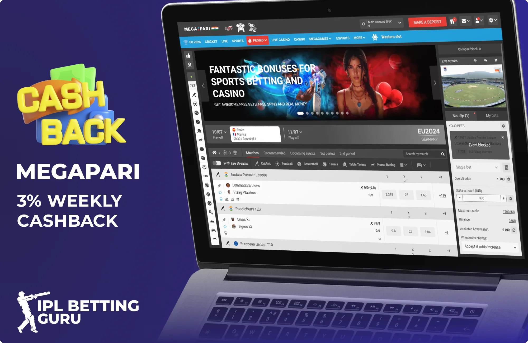 Megapari Cashback