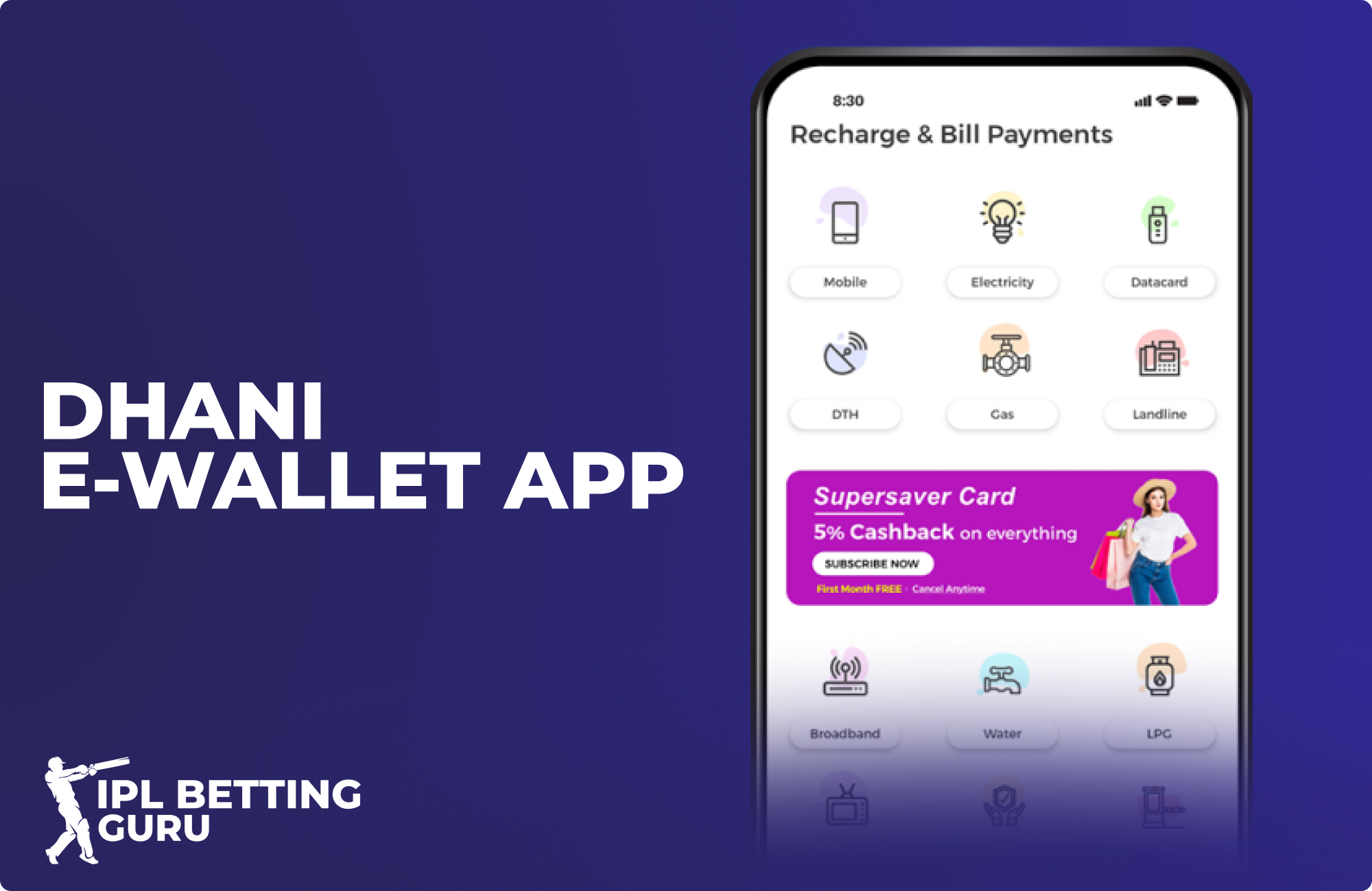 Dhani E-Wallet App