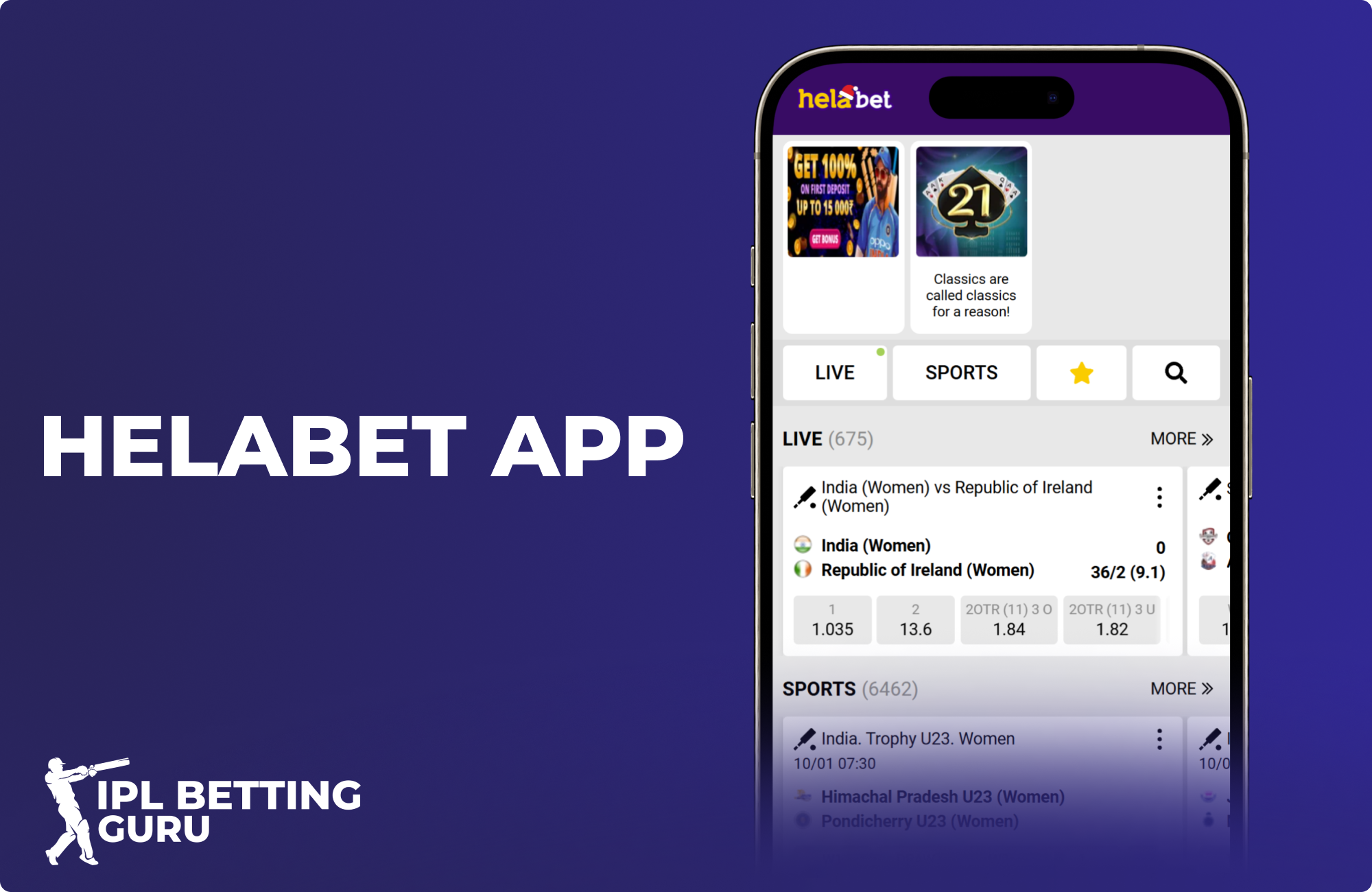 HelaBet Mobile App